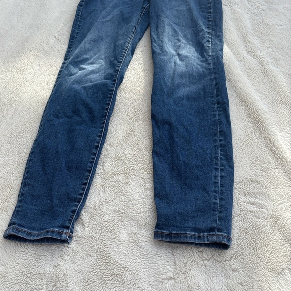 American Eagle Curvy High Rise Jeggings Size 10 Regular | Dark Wash Denim | - Picture 4 of 9